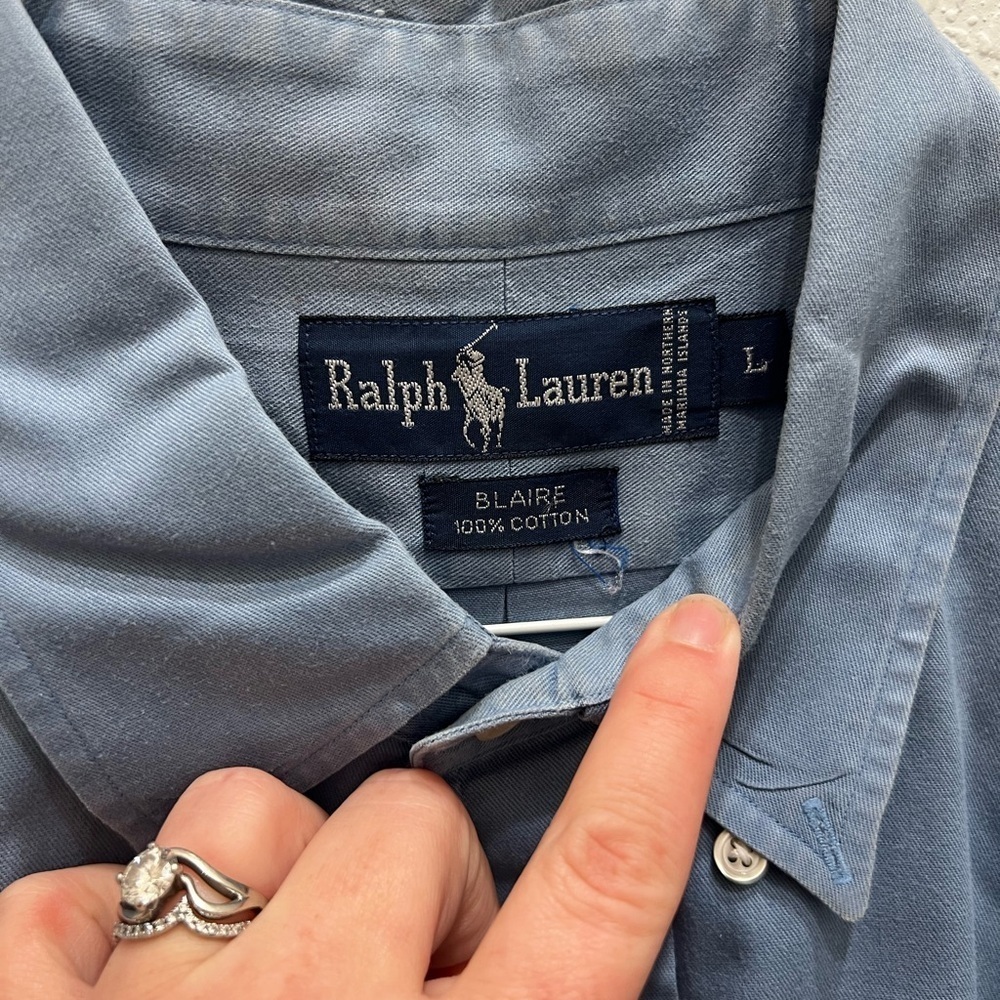 Ralph Lauren Blue Label Men's Casual Button Down Shirt